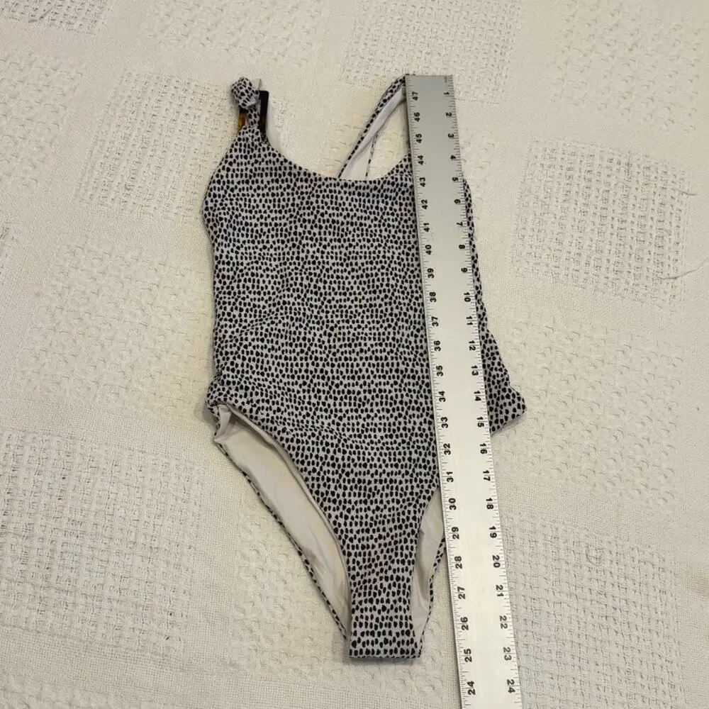 Anthropologie Tavik XS Jayce one piece tortoise detail swimsuit SW2 2965